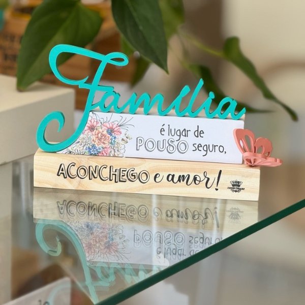 Enfeite Decorativo Família: Aconchego e Amor no Lar