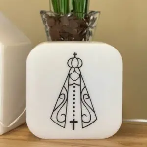 Luminária Nossa Senhora Aparecida: Fé e Luz para o Lar