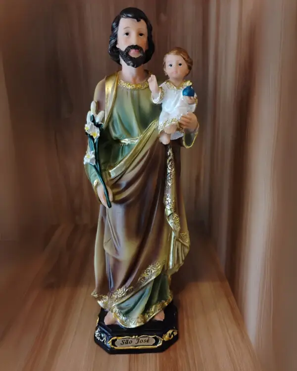 Imagem São José Menino Jesus - Imagem Católica de Fé e Lar