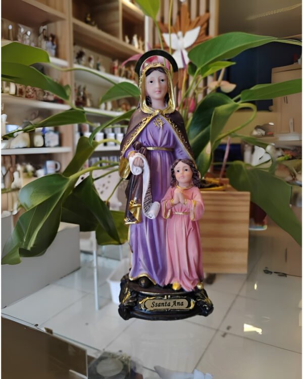 Imagem Santa Ana e Nossa Senhora Menina | Amor Familiar