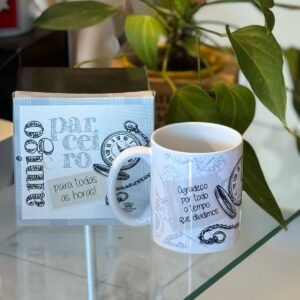 Caneca Dia dos Pais "Parceiro para Todas as Horas" | Mãe de Deus Aju