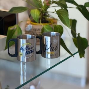 Caneca de Inox Dia dos Pais - 2 Modelos | Mãe de Deus Aju