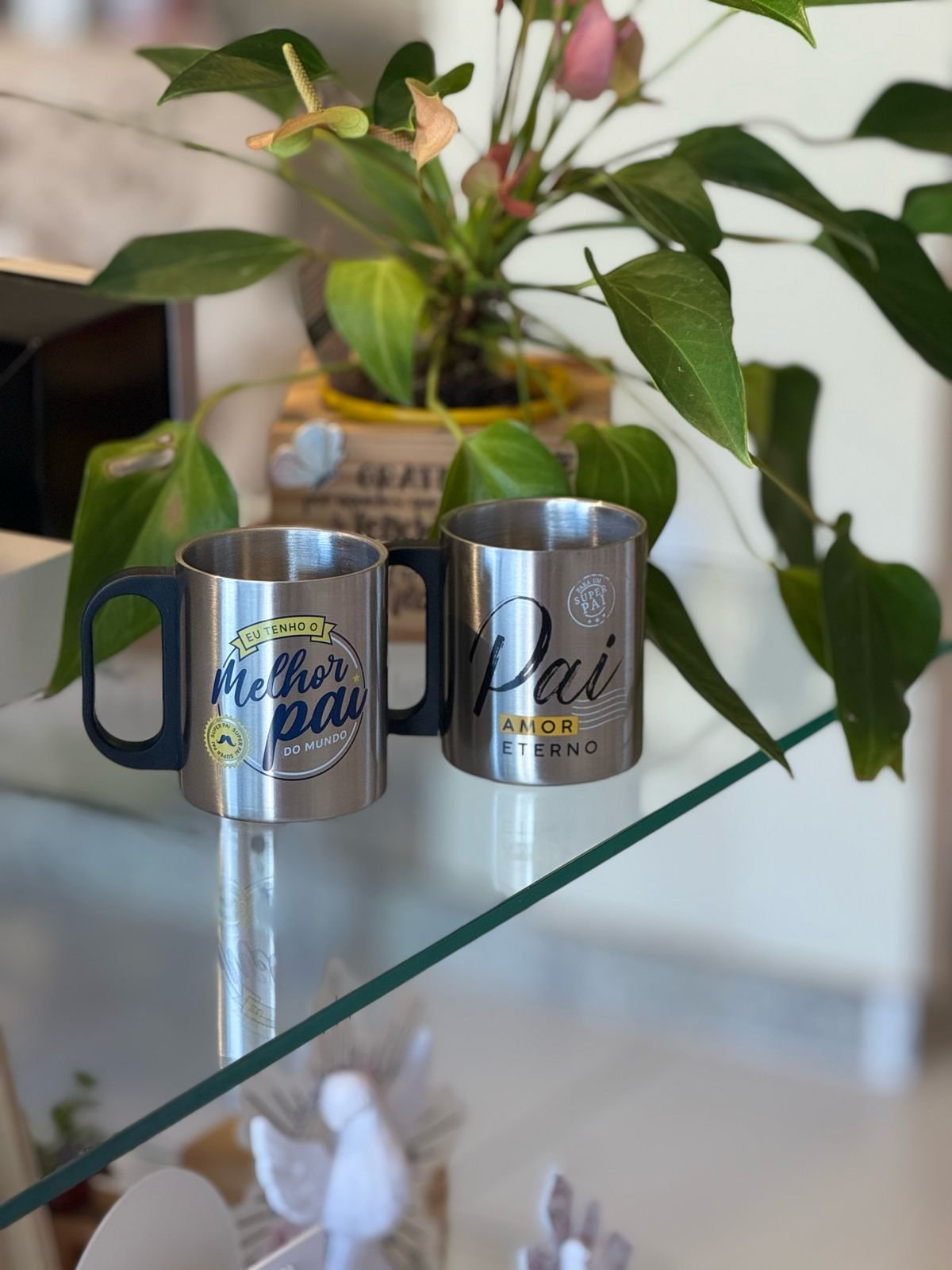Caneca de Inox Dia dos Pais - 2 Modelos | Mãe de Deus Aju
